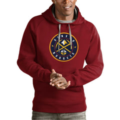 NBA Denver Nuggets Antigua Team Logo Victory Pullover Hoodie sale