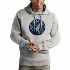 NBA Minnesota Timberwolves Antigua Team Logo Victory Pullover Hoodie