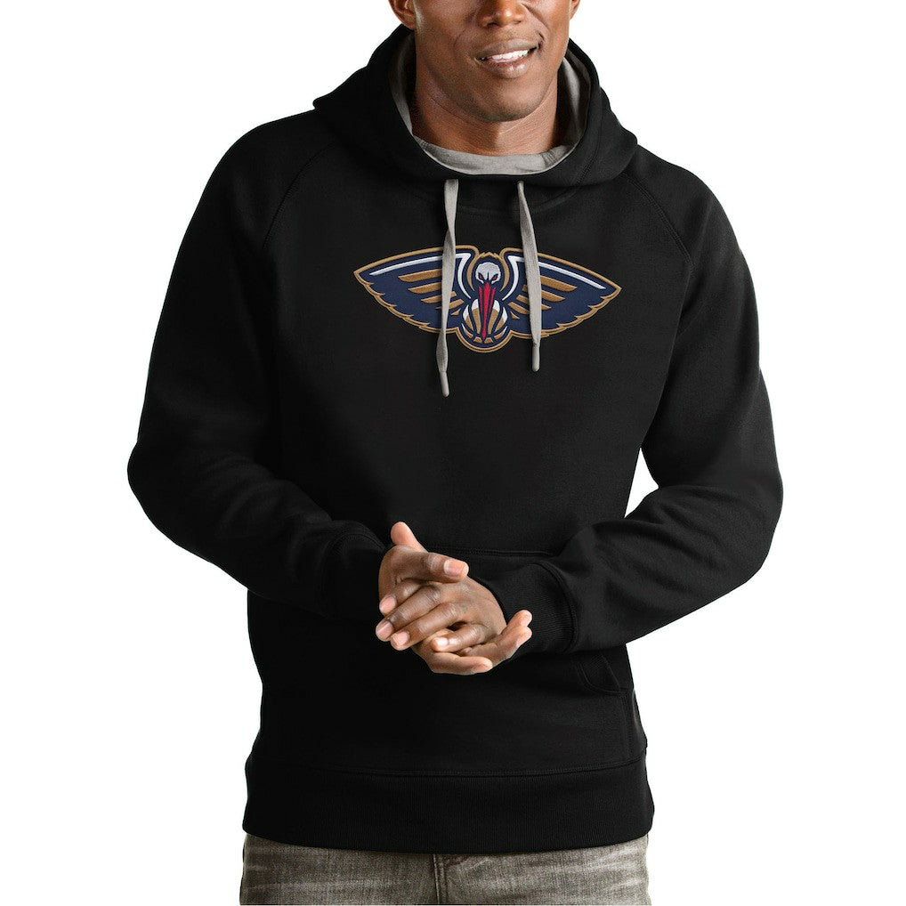 NBA New Orleans Pelicans Antigua Team Logo Victory Pullover Hoodie