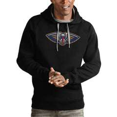 NBA New Orleans Pelicans Antigua Team Logo Victory Pullover Hoodie