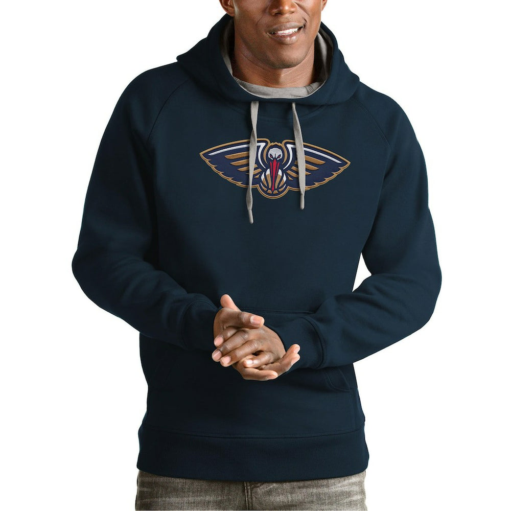 NBA New Orleans Pelicans Antigua Team Logo Victory Pullover Hoodie