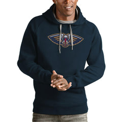 NBA New Orleans Pelicans Antigua Team Logo Victory Pullover Hoodie