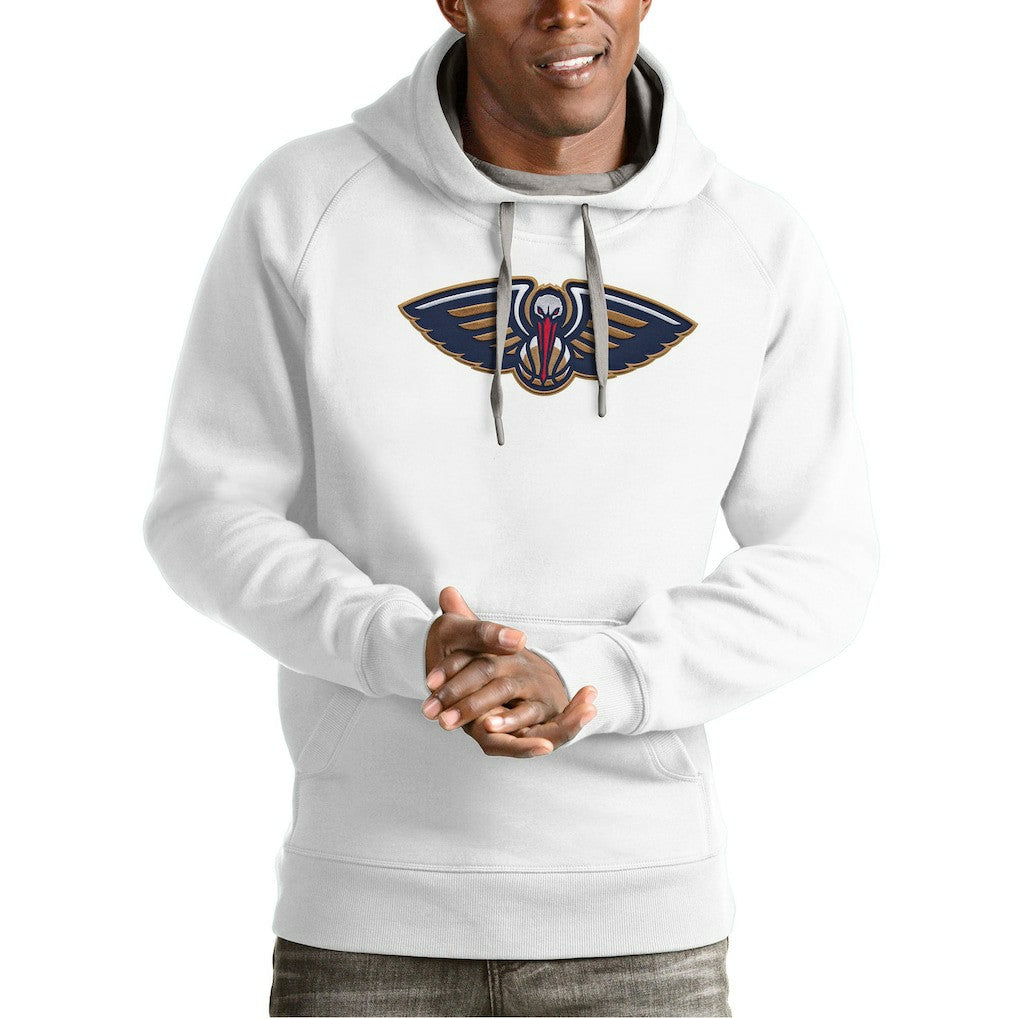 NBA New Orleans Pelicans Antigua Team Logo Victory Pullover Hoodie