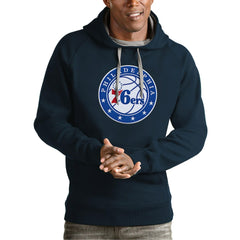 NBA Philadelphia 76ers Antigua Team Logo Victory Pullover Hoodie