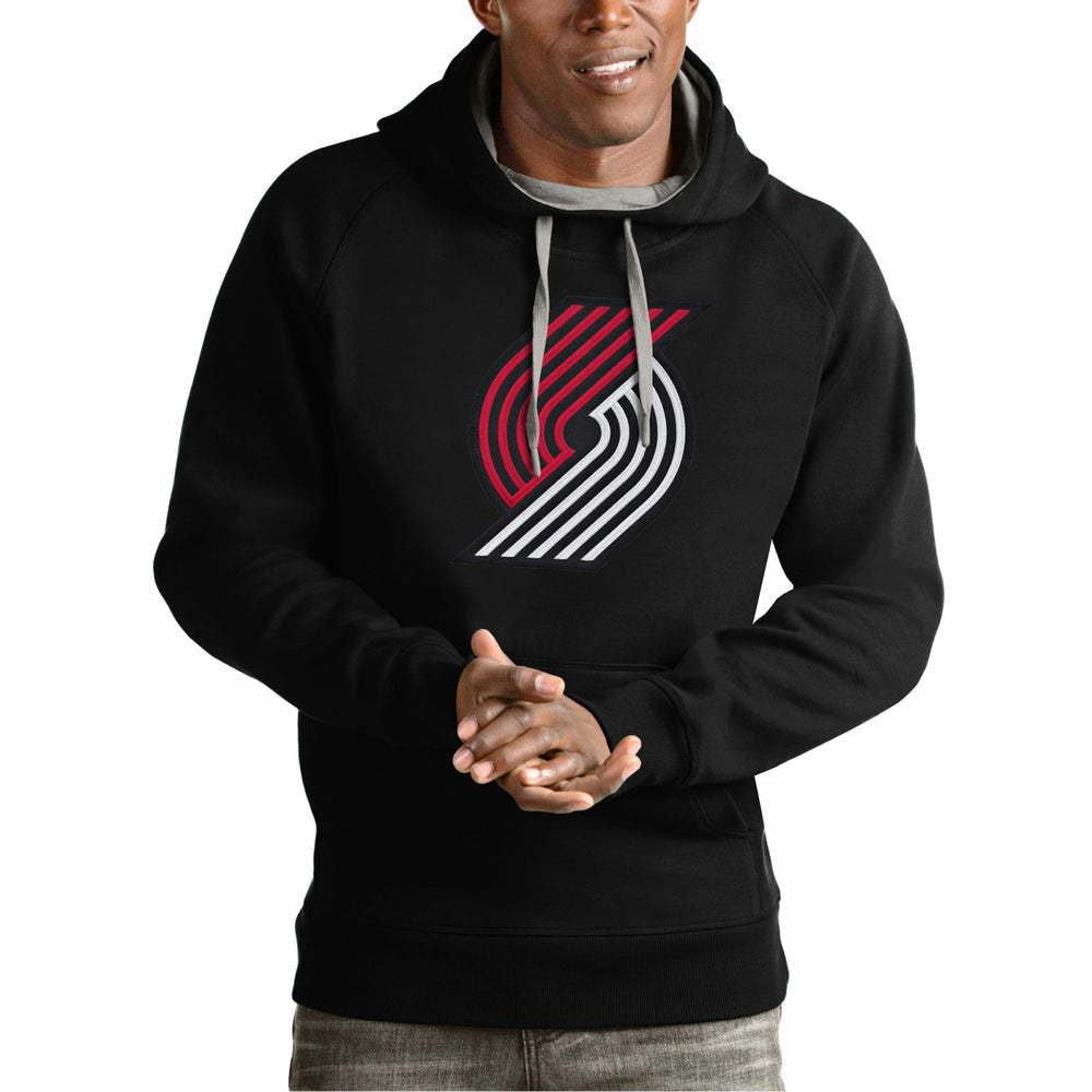 NBA Portland Trail Blazers Antigua Team Logo Victory Pullover Hoodie