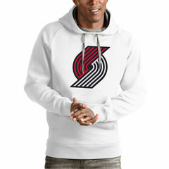 NBA Portland Trail Blazers Antigua Team Logo Victory Pullover Hoodie