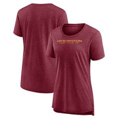 Women's Throwback Team Logo Tri-Blend T-Shirt - Washington Commanders