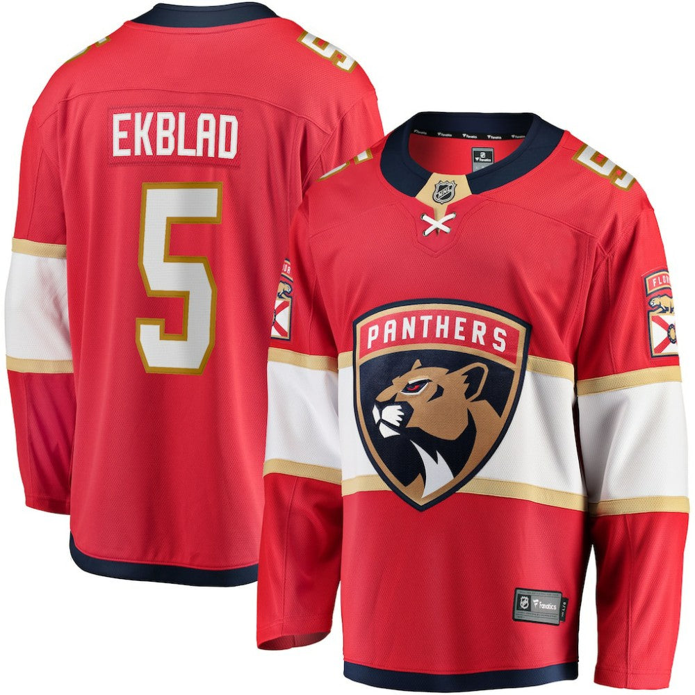 NHL Red Aaron Ekblad Florida Panthers Fanatics Home Team Breakaway Player Jersey