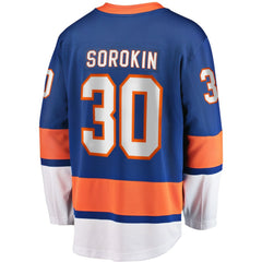NHL Royal Ilya Sorokin New York Islanders Fanatics Home Breakaway Player Jersey