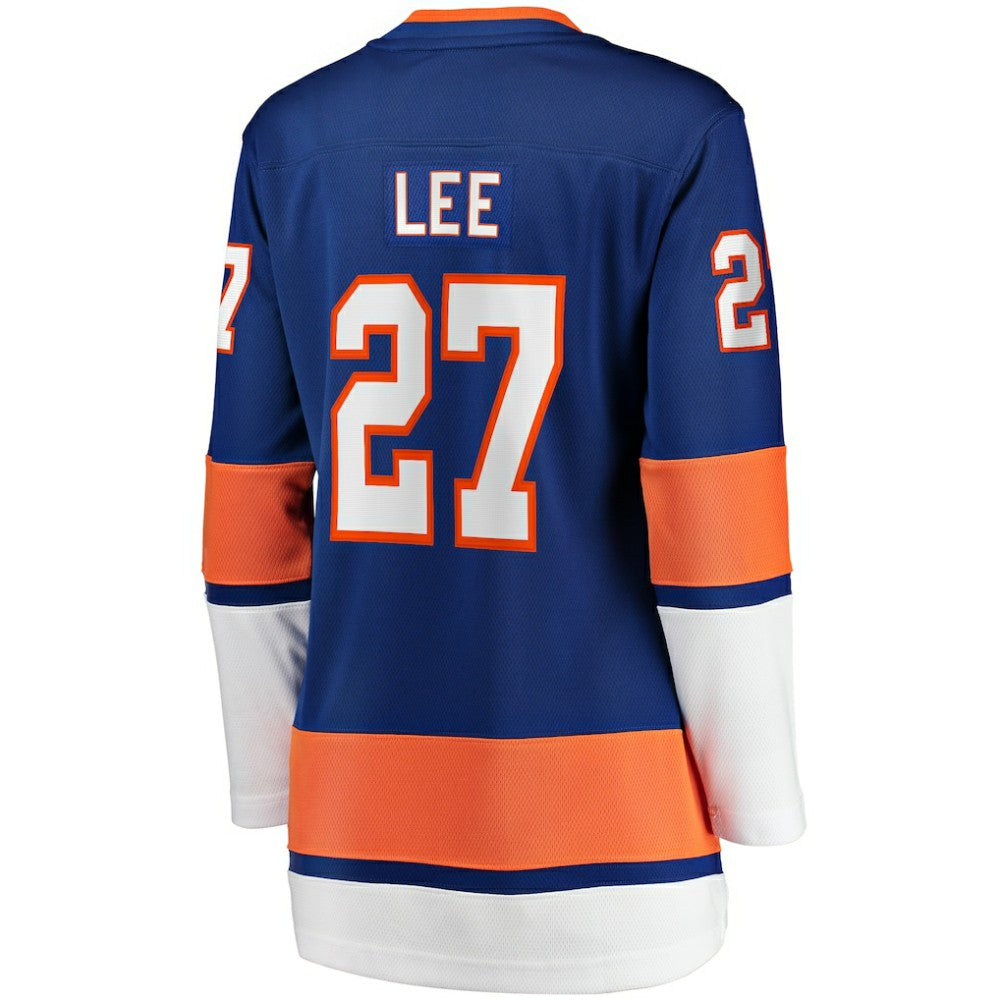 NHL Royal Anders Lee New York Islanders Fanatics Women's Home Captain Patch Breakaway Player Jersey