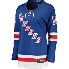 NHL Blue Vincent Trocheck New York Rangers Fanatics Women's Home Breakaway Player Jersey