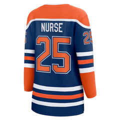 NHL Royal Darnell Nurse Edmonton Oilers Fanatics Women's Home Breakaway Player Jersey