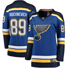 NHL Blue Pavel Buchnevich St. Louis Blues Fanatics Women's Home Breakaway Player Jersey