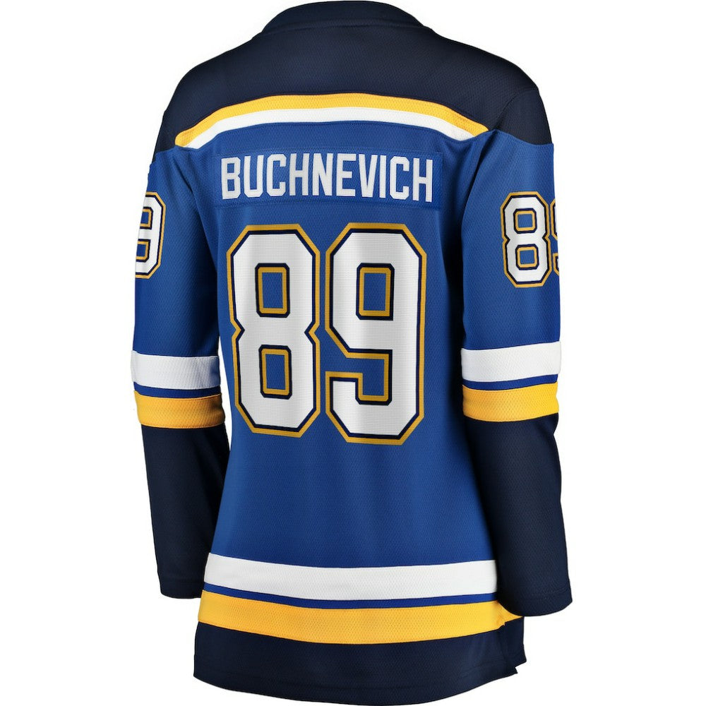 NHL Blue Pavel Buchnevich St. Louis Blues Fanatics Women's Home Breakaway Player Jersey