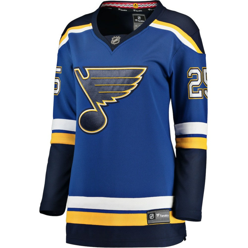 NHL Blue Jordan Kyrou St. Louis Blues Fanatics Women's Home Breakaway Player Jersey