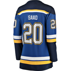 NHL Blue Brandon Saad St. Louis Blues Fanatics Women's Home Breakaway Player Jersey