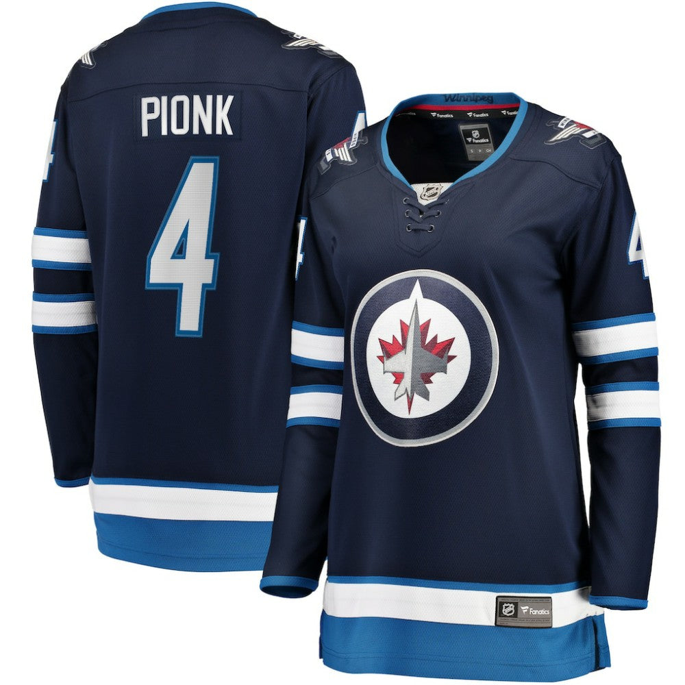 NHL Navy Neal Pionk Winnipeg Jets Fanatics Women's Home Breakaway Player Jersey
