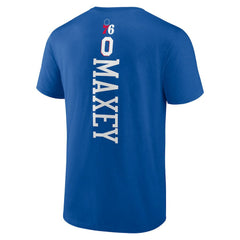 NBA Tyrese Maxey Philadelphia 76ers Playmaker Name & Number T-Shirt