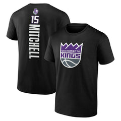 NBA Davion Mitchell Sacramento Kings Playmaker Name & Number T-Shirt