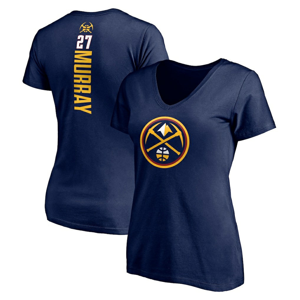NBA Jamal Murray Denver Nuggets Women's Playmaker Name & Number V-Neck T-Shirt sale