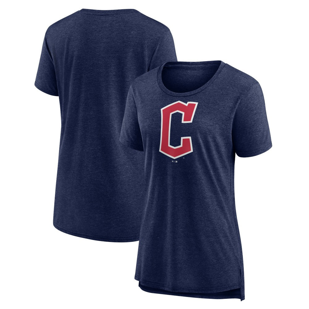 MLB Cleveland Guardians Women's Official Wordmark Tri-Blend T-Shirt