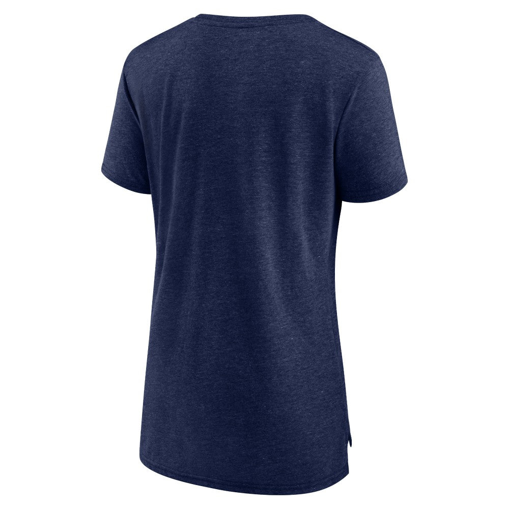 MLB Cleveland Guardians Women's Official Wordmark Tri-Blend T-Shirt