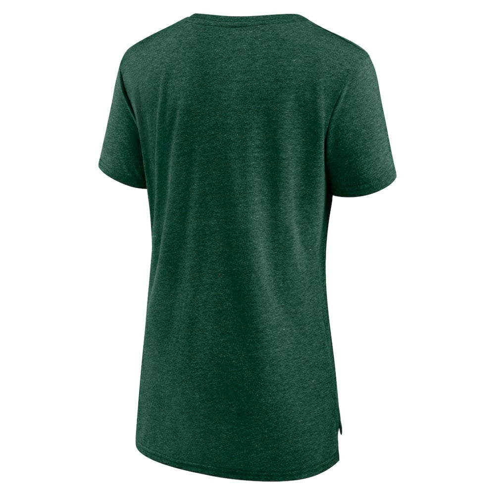 MLB Athletics Women's Official Wordmark Tri-Blend T-Shirt