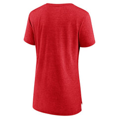MLB Philadelphia Phillies Women's Official Wordmark Tri-Blend T-Shirt