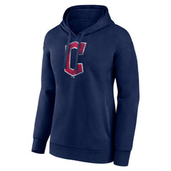 MLB Cleveland Guardians Women's Distressed Team Pullover Hoodie