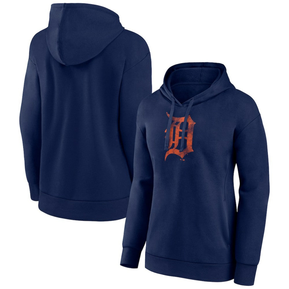 MLB Detroit Tigers Women's Distressed Team Pullover Hoodie