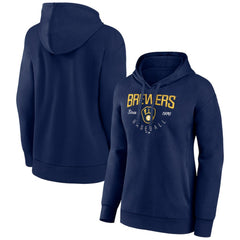 MLB Milwaukee Brewers Women's Live For It Pullover Hoodie
