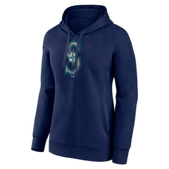 MLB Seattle Mariners Women's Distressed Team Pullover Hoodie