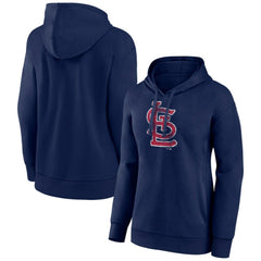 MLB St. Louis Cardinals Women's Distressed Team Pullover Hoodie