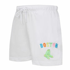 MLB Boston Red Sox Pro Standard Women's Washed Neon Shorts
