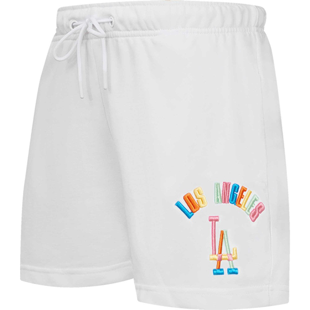 MLB Los Angeles Dodgers Pro Standard Women's Washed Neon Shorts