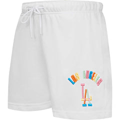 MLB Los Angeles Dodgers Pro Standard Women's Washed Neon Shorts