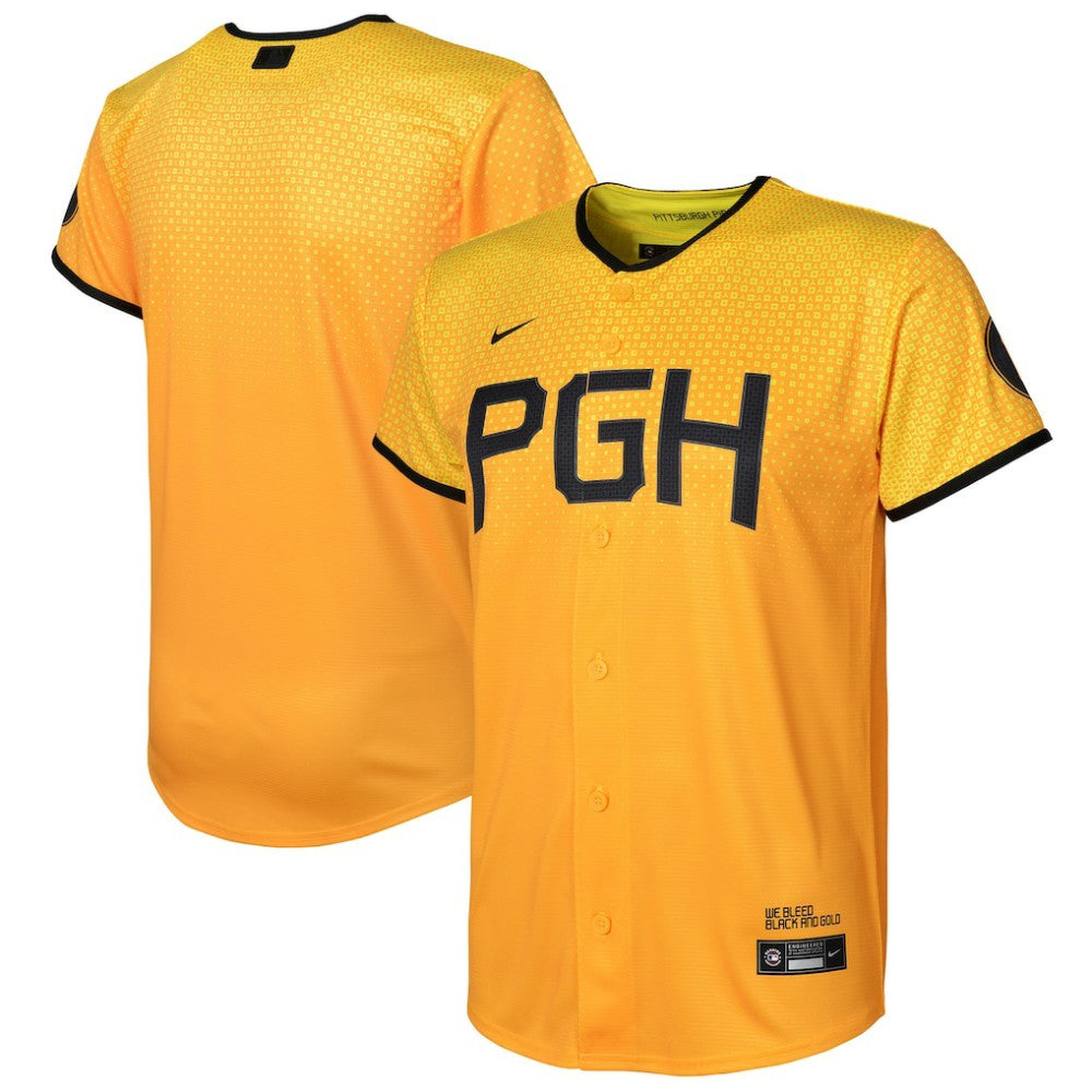 MLB Pittsburgh Pirates Nike Preschool City Connect Replica Jersey