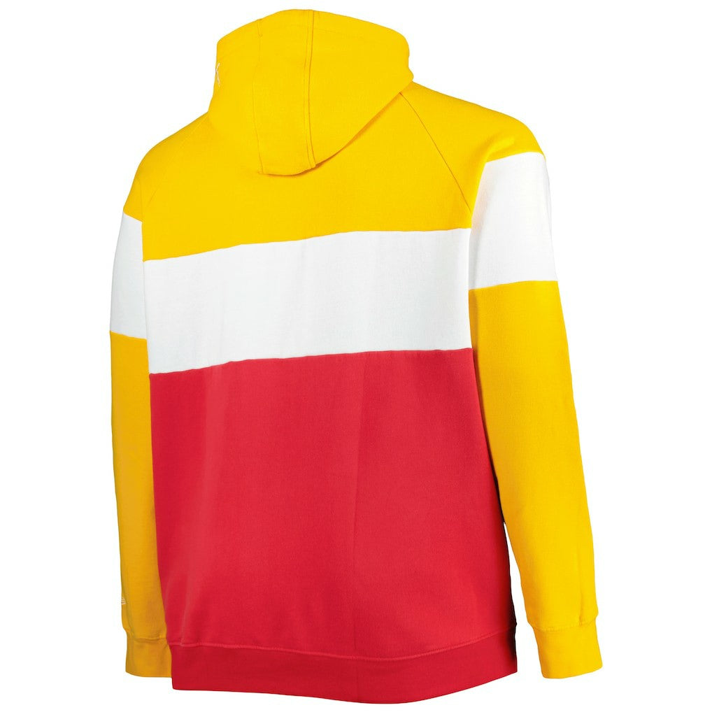 Big & Tall Current Colorblock Raglan Fleece Pullover Hoodie - Kansas City Chiefs