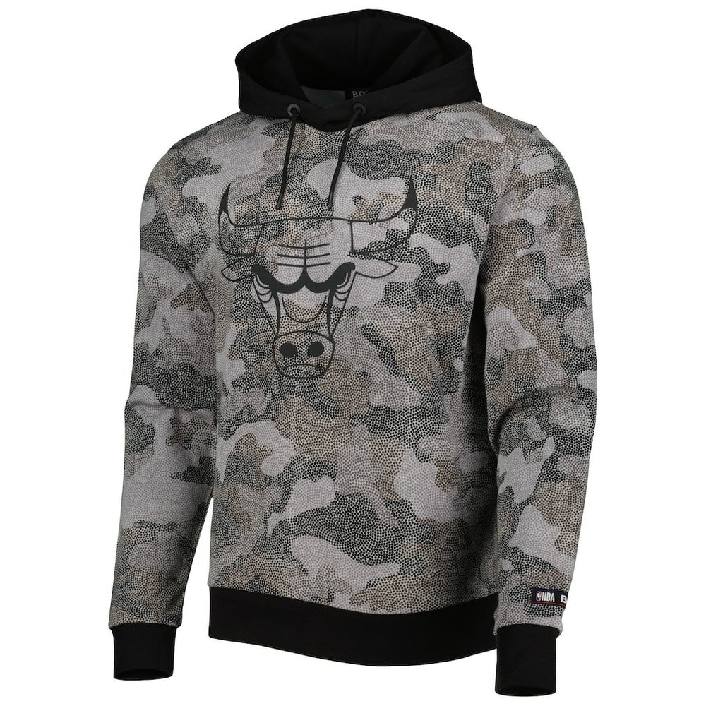 NBA Chicago Bulls Hugo Boss Camo Pullover Hoodie