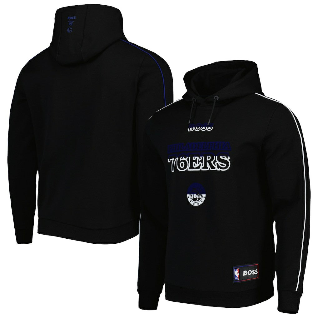 NBA Philadelphia 76ers NBA x Hugo Boss Team Bounce Tri-Blend Pullover Hoodie