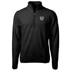 Cutter & Buck Cascade Eco Sherpa Fleece Big & Tall Quarter-Zip Throwback Jacket - Las Vegas Raiders