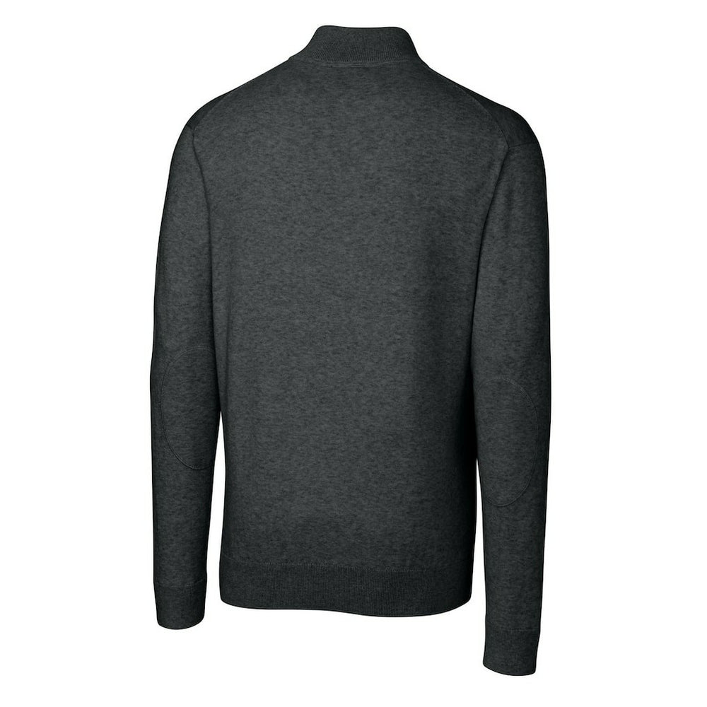 Cutter & Buck Throwback Logo Lakemont Tri-Blend Big & Tall Quarter-Zip Pullover Sweater - Indianapolis Colts