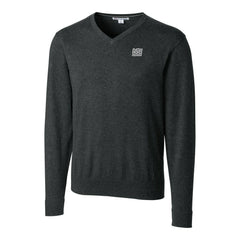 Cutter & Buck Throwback Logo Lakemont Tri-Blend Big & Tall V-Neck Pullover Sweater - New York Giants