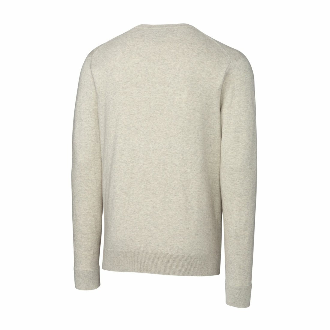 Cutter & Buck Throwback Logo Lakemont Tri-Blend Big & Tall V-Neck Pullover Sweater - Detroit Lions