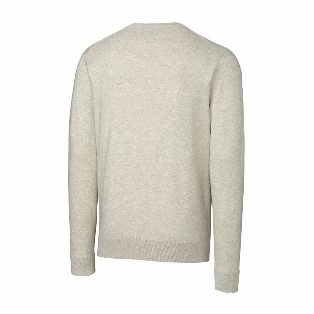 Cutter & Buck Throwback Logo Lakemont Tri-Blend Big & Tall V-Neck Pullover Sweater - Detroit Lions