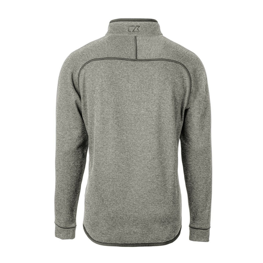 Cutter & Buck Mainsail Sweater-Knit Big & Tall Half-Zip Pullover Jacket - Detroit Lions
