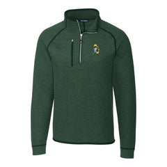 Cutter & Buck Mainsail Sweater-Knit Big & Tall Half-Zip Pullover Jacket - Green Bay Packers