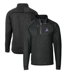 Cutter & Buck Mainsail Sweater-Knit Big & Tall Half-Zip Pullover Jacket - New England Patriots
