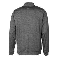 Cutter & Buck Stealth Heathered Big & Tall Throwback Logo Quarter-Zip Pullover Top - Pittsburgh Steelers