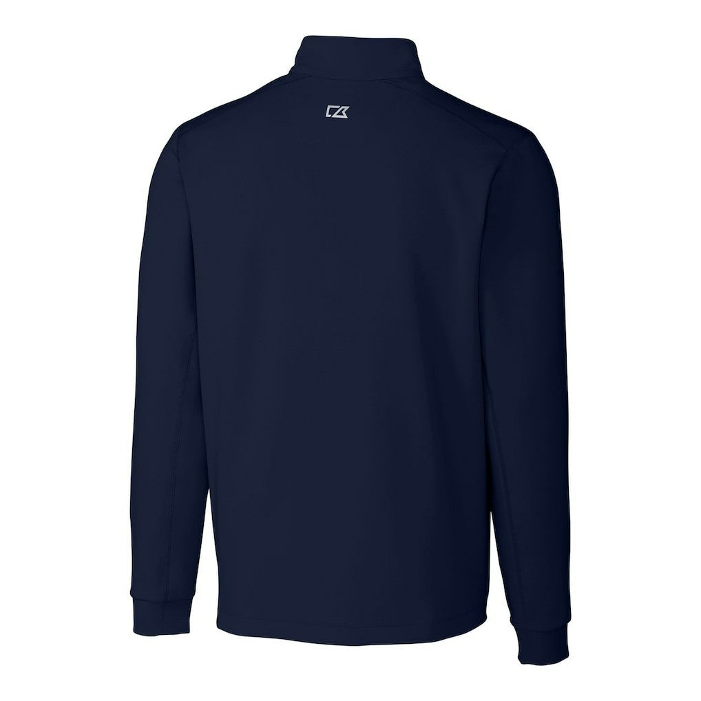 Cutter & Buck Throwback Logo Traverse Stretch Quarter-Zip Big & Tall Pullover Top - Chicago Bears